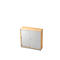 Armoire à portes coulissantes, 3 HC, l. 1200 x P 400 mm, coloris érable/argent