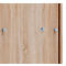 Armoire à portes coulissantes 3 HC, L 700 x P 400 x H 1050 mm, chêne Sonoma