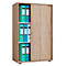Armoire à portes coulissantes 3 HC, L 700 x P 400 x H 1050 mm, chêne Sonoma