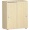 Armoire à portes coulissantes Alicante, 3 hauteurs de classeurs, l. 800 x P 400 x H 1104 mm, coloris érable