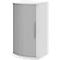 Armoire à portes coulissantes BARI, 3 HC, 2 étagères, poignée à droite, l. 600 x P 530/430 x H 1117 mm, blanc