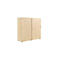Armoire à portes coulissantes, surface acoustique, l. 1200 mm, 3 HC, coloris érable