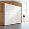 Armoire à portes coulissantes, surface acoustique, l. 1200 mm, 6 HC, blanc