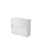Armoire à portes coulissantes TARVIS, 3 hauteurs de classeurs, l. 1200 x P 400 x H 1100 mm, verrouillable et empilable, gris clair