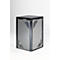 Armoire à poubelles MBS 1, revêtement tôle d'acier, avec couvercle rabattable, pour conteneurs à déchets de 120 L et 240 L, modulable
