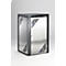 Armoire à poubelles MBS 2, inox, avec couvercle rabattable, pour conteneurs à déchets de 120 L et 240 L, modulable