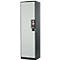 Armoire à produits chimiques, porte battante, 3 étagères, 545 x 520 x 1950 mm, gris clair