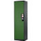 Armoire à produits chimiques, porte battante, 3 étagères, 545 x 520 x 1950 mm, vert réséda