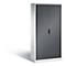 Armoire à rideau C+P Omnispace, H1980B1000T420 mm, gris clair/gris noir