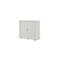 Armoire à rideau coulissant, 3 HC, 1 pièce, sans cloison médiane, l. 1200 mm, argent