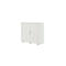 Armoire à rideau coulissant, 3 HC, 1 pièce, sans cloison médiane, l. 1200 mm, gris clair