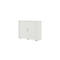 Armoire à rideau coulissant, 3 HC, 1 pièce, sans cloison médiane, l. 1350 mm, gris clair