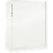 Armoire à rideau coulissant ASISTO C 3000, 3 hauteurs de classeurs, l. 1000 mm, blanc/blanc