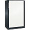 Armoire à rideau coulissant ASISTO C 3000, 3 hauteurs de classeurs, l. 800 mm, anthracite/blanc
