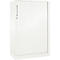 Armoire à rideau coulissant ASISTO C 3000, 3 hauteurs de classeurs, l. 800 mm, blanc/blanc