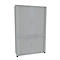 Armoire à rideaux, en 2 parties, 5 HC, l. 1200 x P 450 x H 1930 mm, gris clair