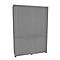 Armoire à rideaux, en 2 parties, 5 HC, l. 1350 x P 450 x H 1930 mm, argenté