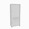 Armoire à rideaux, en 2 parties, 5 HC, l. 800 x P 450 x H 1930 mm, blanc
