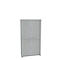 Armoire à rideaux, en 2 parties, 6 HC, l. 1200 x P 450 x H 2300 mm, gris clair