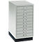 Armoire à tiroirs A3 SSI, 10 tiroirs, 675 mm de hauteur, gris clair