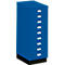 Armoire à tiroirs A3 SSI, 9 tiroirs, 940 mm de hauteur, bleu gentiane