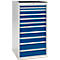 Armoire à tiroirs DP05D, 11 tiroirs, l. 720 x P 700 x H 1350 mm