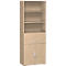 Armoire combinée à dossiers suspendus ALICANTE, 6 HC, l. 800 mm, coloris hêtre