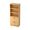 Armoire combinée TARVIS, 5 HC, 2 étagères + 2 tiroirs à DS verrouillables, l. 800 x P 420 x H 2004 mm, décor érable
