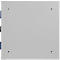 Armoire cube en métal verrouillable, 380 mm, corps gris, porte bleu gentiane RAL 5010