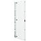 Armoire de bureau, 3OH, verrouillable, avec portes en applique, L 1200 mm, blanc trafic