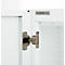 Armoire de bureau, 3OH, verrouillable, avec portes en applique, L 1200 mm, blanc trafic