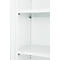 Armoire de bureau, 3OH, verrouillable, avec portes en applique, L 1200 mm, blanc trafic