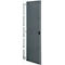 Armoire de bureau, 3OH, verrouillable, avec portes en applique, L 1200 mm, gris basalte/blanc trafic