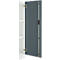 Armoire de bureau, 3OH, verrouillable, avec portes en applique, L 800 mm, gris basalte/blanc trafic