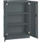 Armoire de bureau, 3OH, verrouillable, avec portes en applique, L 800 mm, gris basalte