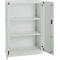 Armoire de bureau, 3OH, verrouillable, avec portes en applique, L 800 mm, gris clair