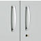 Armoire de bureau, 3OH, verrouillable, avec portes en applique, L 800 mm, gris clair