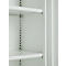 Armoire de bureau, 3OH, verrouillable, avec portes en applique, L 800 mm, gris clair