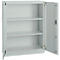 Armoire de bureau, 3OH, verrouillable, avec portes en applique, L 950 mm, gris clair