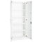 Armoire de bureau, 5 HC, verrouillable, avec portes en applique, L 800 mm, blanc trafic
