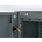 Armoire de bureau, 5 HC, verrouillable, avec portes en applique, L 800 mm, gris basalte