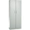 Armoire de bureau, 5 HC, verrouillable, avec portes en applique, L 800 mm, gris clair