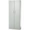 Armoire de bureau, 5 HC, verrouillable, avec portes en applique, L 800 mm, gris clair
