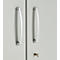 Armoire de bureau, 5 HC, verrouillable, avec portes en applique, L 800 mm, gris clair