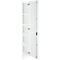 Armoire de bureau, 5 HC, verrouillable, avec portes en applique, L 950 mm, blanc trafic