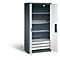 Armoire de charge de batterie Basic de C+P avec portes en tôle pleine, H 1950 x L 930 x P 500 mm, anthracite/gris clair