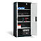 Armoire de charge de batterie Basic de C+P avec portes en tôle pleine, H 1950 x L 930 x P 500 mm, anthracite