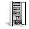 Armoire de charge de batterie Comfort de C+P avec fenêtre en verre acrylique, H 1950 x L 930 x P 500 mm, gris clair/anthracite