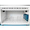 Armoire de charge pour Notebook Good Connections GEMMA N16, transformable en chariot de charge, pour 16 appareils, douilles Schuko, verrouillable, puissance 2300 W, blanc-bleu