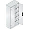 Armoire de charge sur batterie Basic de C+P avec portes en tôle pleine, H 1950 x L 930 x P 500 mm, gris clair/vert réséda